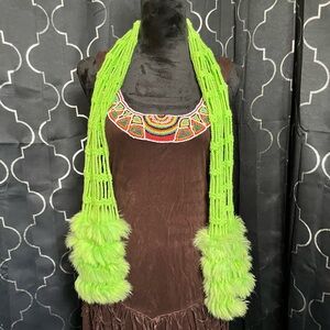 Lime Green Scarf